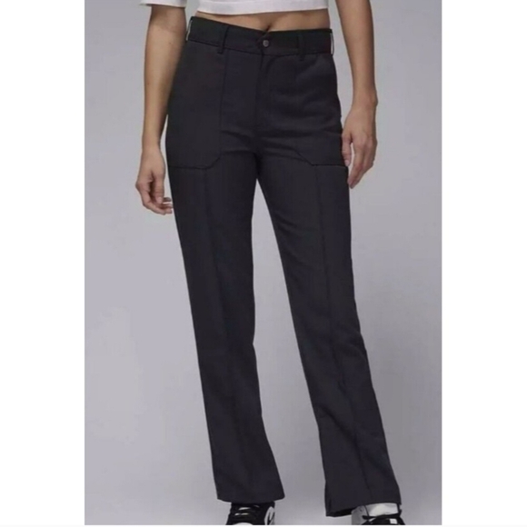 Jordan Black Woven Zippered Ankle Pants Size Small NWT - Picture 15 of 15